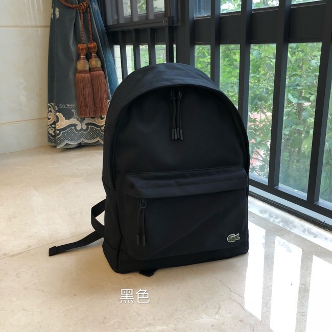 Men's Adult Simple Casual Hundred Large Capacity Backpack Shoulder Bag Black