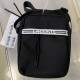 Men's Adult Compact Fashion Casual Hundred Shoulder Bag Black