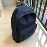 Men's Adult Simple Casual Hundred Large Capacity Backpack Shoulder Bag Blue