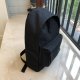 Men's Adult Simple Casual Hundred Large Capacity Backpack Shoulder Bag Black