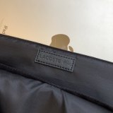 Men's Adult Simple Casual Hundred Large Capacity Backpack Shoulder Bag Black