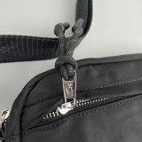 Men's Adult Simple Casual Hundred Crossbody Bag Shoulder Bag Black