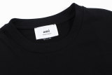 Adult Simple Versatile Cotton Short Sleeve T-Shirt Black
