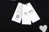 Adult Simple Versatile Cotton Short Sleeve T-Shirt Black