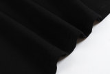 Adult Simple Versatile Cotton Short Sleeve T-Shirt Black