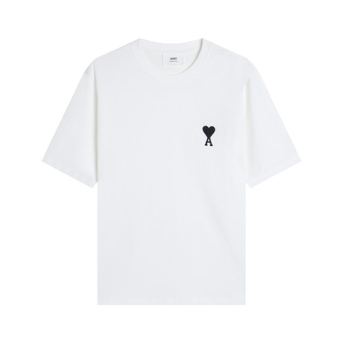 Adult Simple Versatile Cotton Short Sleeve T-Shirt White