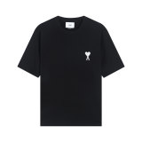 Adult Simple Versatile Cotton Short Sleeve T-Shirt Black