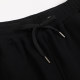 Summer Adult Simple Fashion Love Embroidered Logo Unisex Loose Cotton Shorts Black A16