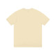 Summer Adult Simple Versatile Embroidered Logo Cotton Short Sleeve T-Shirt Apricot 3122#