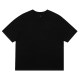 Summer Adult Simple Versatile Embroidered Logo Cotton Short Sleeve T-Shirt Black 3122#