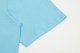 Summer Adult Simple Versatile Embroidered Logo Cotton Short Sleeve T-Shirt Blue 3122#