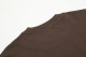 Summer Adult Simple Versatile Embroidered Logo Cotton Short Sleeve T-Shirt Brown 3122#