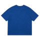 Summer Adult Simple Versatile Embroidered Logo Cotton Short Sleeve T-Shirt Sapphire Blue 3122#