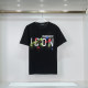 Summer Men's New Fashion Printing LOGO Cotton Short-Sleeved T-shirt YUZE-R148#