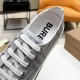 Adult Vintage Check Cotton Casual Sneakers Archive Gray White
