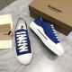 Adult Vintage Check Cotton Casual Sneakers Archive Blue White