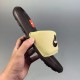 Adult Victori One Shower Slide Simple Versatile Slippers Yellow Black