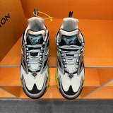 Men's Adult Runner Tatic Sneakers Silver Black Yellow