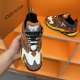Men's Adult Runner Tatic Sneakers Brown Gray White