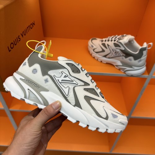 Men's Adult Runner Tatic Sneakers Gray White