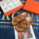 Retro Light-luxury Comfortable Leather Surface Breathable Wear-resistant Fashion Sandals Brown