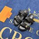 Adult Bom Dia Comfort Flat Sandals Slippers Black