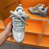 Men's Adult Skate Sneaker Silver Gray