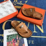Retro Light-luxury Comfortable Leather Surface Breathable Wear-resistant Fashion Sandals Brown