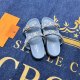 Adult Bom Dia Comfort Flat Sandals Slippers Blue