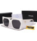 Thick Frame Solid Color Large Lenses Fashionable Versatile Sunglasses 2723