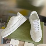 Men's and Women's Adult GG Simple Hundred Breathable Casual Sneakers White