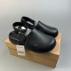 Adult Men's and Women's Casual Sports Strappy Beach Calm Mule Sandals Slippers Black