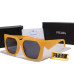 Thick Frame Solid Color Large Lenses Fashionable Versatile Sunglasses 2723