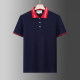 Summer Men's Adult Simple Versatile Casual Short Sleeve Polo Shirt with Pocket