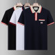 Summer Men's Adult Embroidered Logo Fashion Casual Short Sleeve Polo Shirt with Pocket