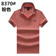 Summer Men's Adult Simple Embroidered Logo Hundred Short Sleeve Polo Shirt 8370