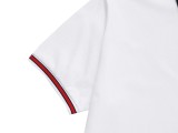 Summer Men's Adult Simple Embroidered Logo Versatile Casual Short Sleeve Polo Shirt Dark Blue 989