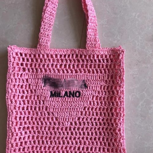 Women's Adult Fashion Raffia Tote Bag Eco-friendly Shopping Bags