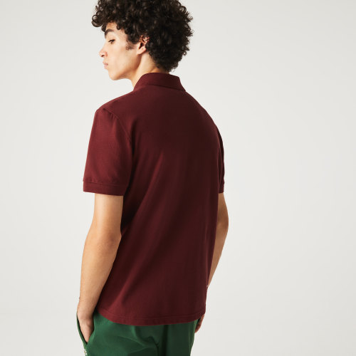 Summer Men's Adult Simple Hundred Casual Short Sleeve Polo Shirt Burgundy 22323#