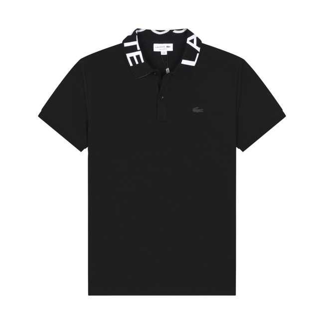 Summer Men's Adult Simple Hundred Casual Short Sleeve Polo Shirt Light Black 22321#