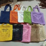 Women's Adult Fashion Raffia Tote Bag Eco-friendly Shopping Bags
