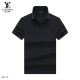 Men's Adult Simple Solid Color Cotton Short Sleeve Polo Shirt 8579