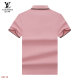 Men's Adult Simple Solid Color Cotton Short Sleeve Polo Shirt 8579