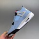 Men's Adult Jordan 4 Basketball Shoes University Blue