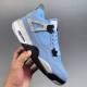 Men's Adult Jordan 4 Basketball Shoes University Blue