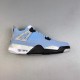 Men's Adult Jordan 4 Basketball Shoes University Blue