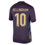 2024 England Away Jersey Soccer Purple