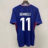 2024 France Home Jersey Soccer Blue