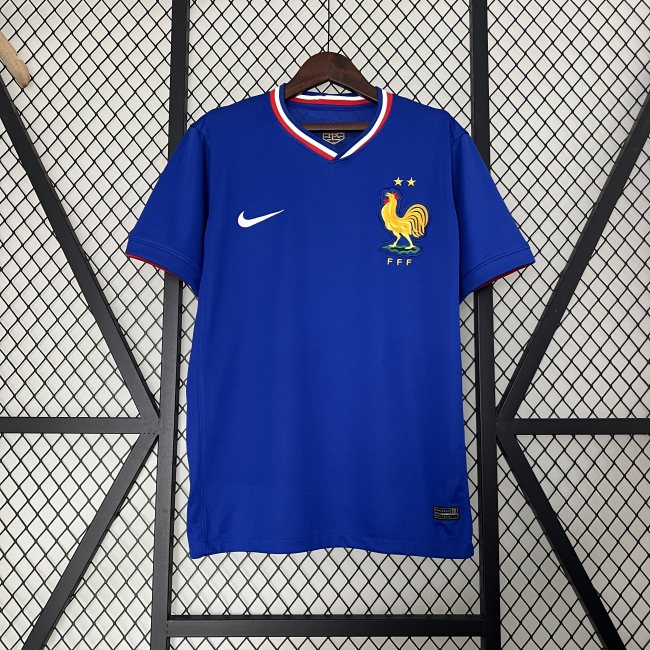 2024 France Home Jersey Soccer Blue