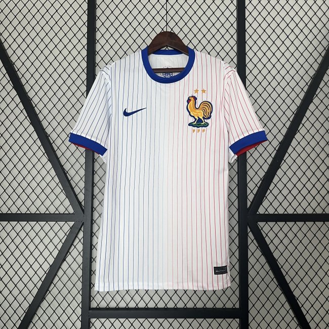 2024 France Away Jersey Soccer White